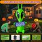 4 FT Halloween Inflatable Alien with Banner Decoration, Built-in LED